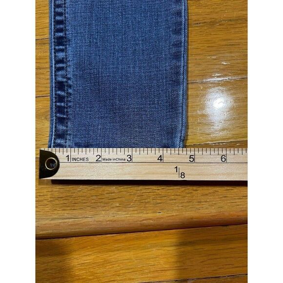 Seven7 Jeans Women's Size 4 Blue Mid Rise Skinny Denim Normcore 5 Pockets - Picture 5 of 8